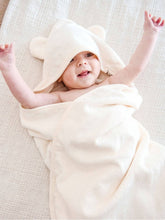 Load image into Gallery viewer, Hooded Towel - Ivory