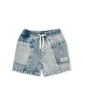 Load image into Gallery viewer, Pinstripe Noah Pocket Shorts