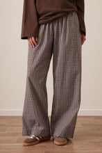 Load image into Gallery viewer, The Lounge Pant - Chocolate Check