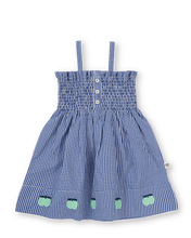 Load image into Gallery viewer, Shirred Gingham Apple Dress