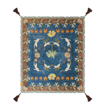 Load image into Gallery viewer, Eye of the Jungle picnic rug-Lagoon