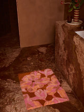 Load image into Gallery viewer, Dutch Floral Pink Bath mat