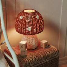 Load image into Gallery viewer, Olli Ella Toadstool Lamp - Red