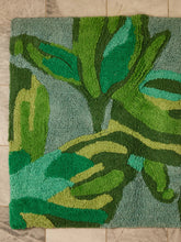 Load image into Gallery viewer, Dutch Floral Green Long Bath Mat