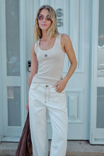 Load image into Gallery viewer, Zoe Contour Rib Scoop Tank:Oatmeal