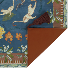 Load image into Gallery viewer, Eye of the Jungle picnic rug-Lagoon