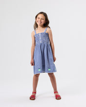 Load image into Gallery viewer, Shirred Gingham Apple Dress