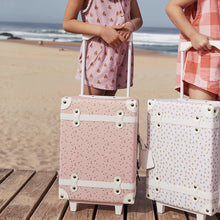 Load image into Gallery viewer, Ollie Ella See-Ya Suitcase-Pink Daisies