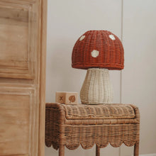 Load image into Gallery viewer, Olli Ella Toadstool Lamp - Red