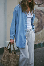 Load image into Gallery viewer, Longline Denim Shirt