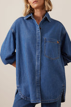 Load image into Gallery viewer, Gwynne Shirt - Fresh Indigo
