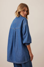 Load image into Gallery viewer, Gwynne Shirt - Fresh Indigo