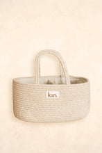 Load image into Gallery viewer, Cotton Rope Nappy Caddy Organiser