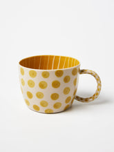 Load image into Gallery viewer, Chino Mug Mustard Dot