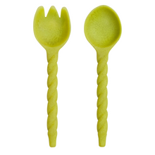 Load image into Gallery viewer, Rose Salad Servers - Anise
