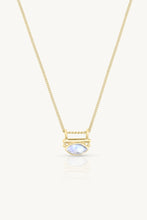 Load image into Gallery viewer, Nyra Moonstone Gold Necklace