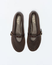 Load image into Gallery viewer, Kate leather Ballet-Chocolate