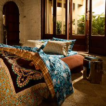Load image into Gallery viewer, Bonny Cotton Pillowcase Set - Turquoise