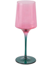Load image into Gallery viewer, ISLE OF PINK VINO GLASS 2P SET