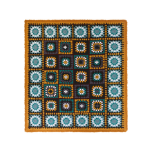 Load image into Gallery viewer, Granny Square Throw-Kingfisher