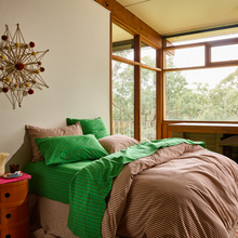 Load image into Gallery viewer, Cordell Cotton Pillowcase Set - Rosewood