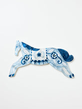 Load image into Gallery viewer, Paloma Horse Wall Tile - Blue