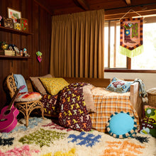 Load image into Gallery viewer, Reese Round Cushion - Turquoise