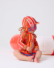 Load image into Gallery viewer, Ciao Stripe Baby Long Sleeve Zip Bathers