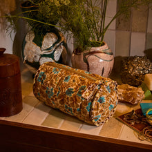 Load image into Gallery viewer, Magnolia Makeup Bag - Turquoise
