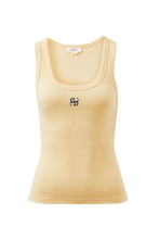 Load image into Gallery viewer, Zoe Contour Rib Singlet - Butter
