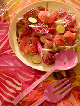 Load image into Gallery viewer, Enamel Salad Servers - Berry