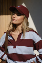 Load image into Gallery viewer, Ceres Monogram Cap - Burgundy