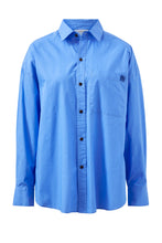 Load image into Gallery viewer, Peta Oversized Shirt - Amalfi Blue