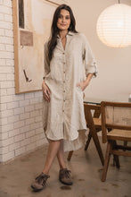 Load image into Gallery viewer, Fundamental Linen Shirt Dress