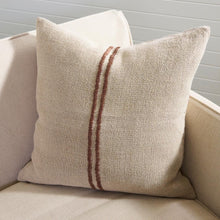 Load image into Gallery viewer, Orion Linen Cushion - Nat & Choc