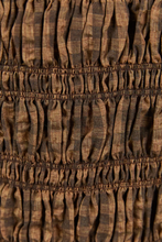 Load image into Gallery viewer, Enclasp Check Shirred Top