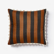 Load image into Gallery viewer, Bold Stripe Cushion - Hazelnut