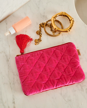 Load image into Gallery viewer, Me And You Velvet Cosmetics Purse