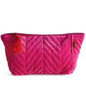 Load image into Gallery viewer, Me And You Velvet Toiletry Bag