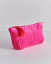 Load image into Gallery viewer, Me And You Velvet Toiletry Bag