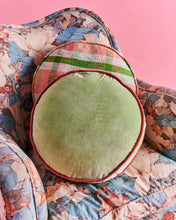 Load image into Gallery viewer, Minted Velvet Pea Cushion