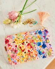 Load image into Gallery viewer, Posie Lane Velvet Cosmetics Purse