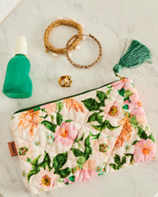 Load image into Gallery viewer, Sunday Stroll Velvet Cosmetics Purse