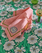 Load image into Gallery viewer, Supper Club Embroidered Linen Napkin Set
