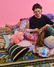 Load image into Gallery viewer, Tuscan Stripe Velvet Rectangle Cushion