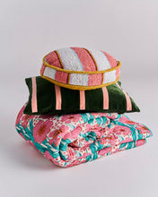 Load image into Gallery viewer, Tuscan Stripe Velvet Rectangle Cushion