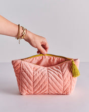 Load image into Gallery viewer, Tuscan Sunset Velvet Toiletry Bag