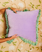 Load image into Gallery viewer, Wisteria Lane Velvet Tassel Cushion