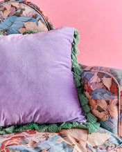 Load image into Gallery viewer, Wisteria Lane Velvet Tassel Cushion