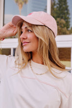 Load image into Gallery viewer, Pip Everyday Cap - Chalk Pink/Red